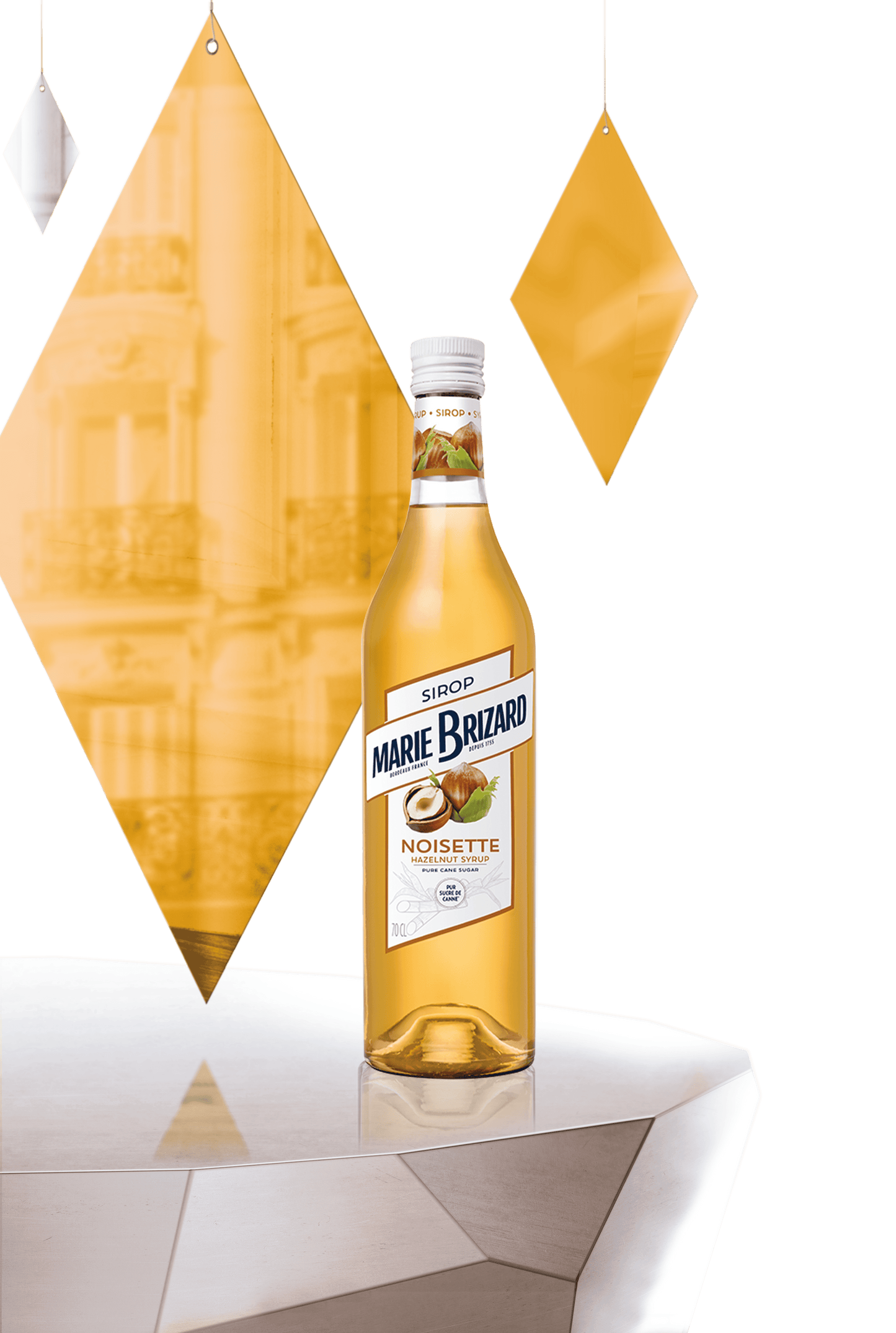 Marie Brizard Hazelnut Syrup 70cl - Alcohol Free