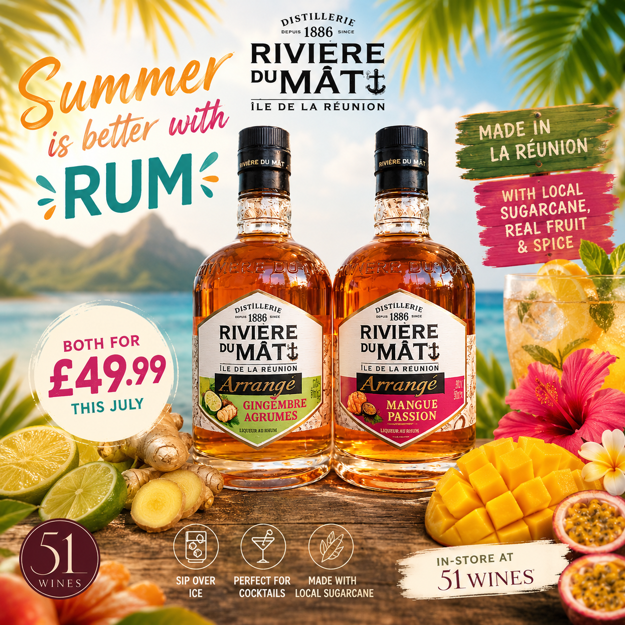 Rivière du Mât Arrangé Summer Bundle — Ginger Citrus & Mango Passion Fruit