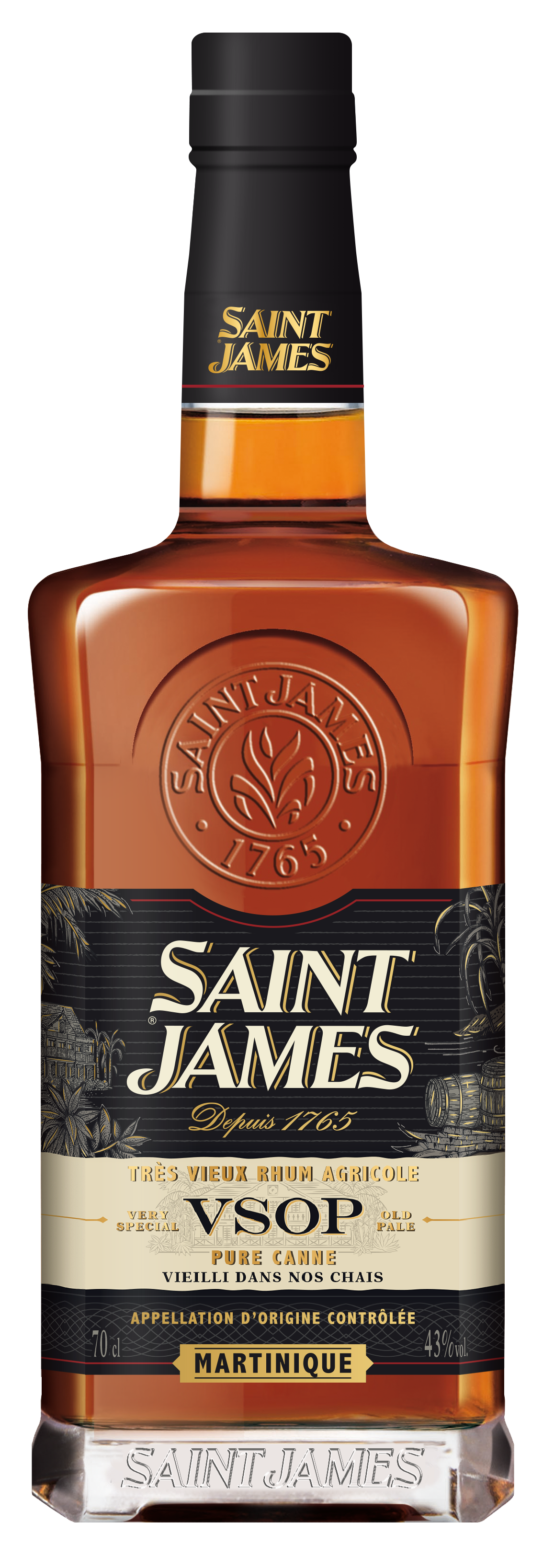 Saint James VSOP Agricole 70cl - 43°