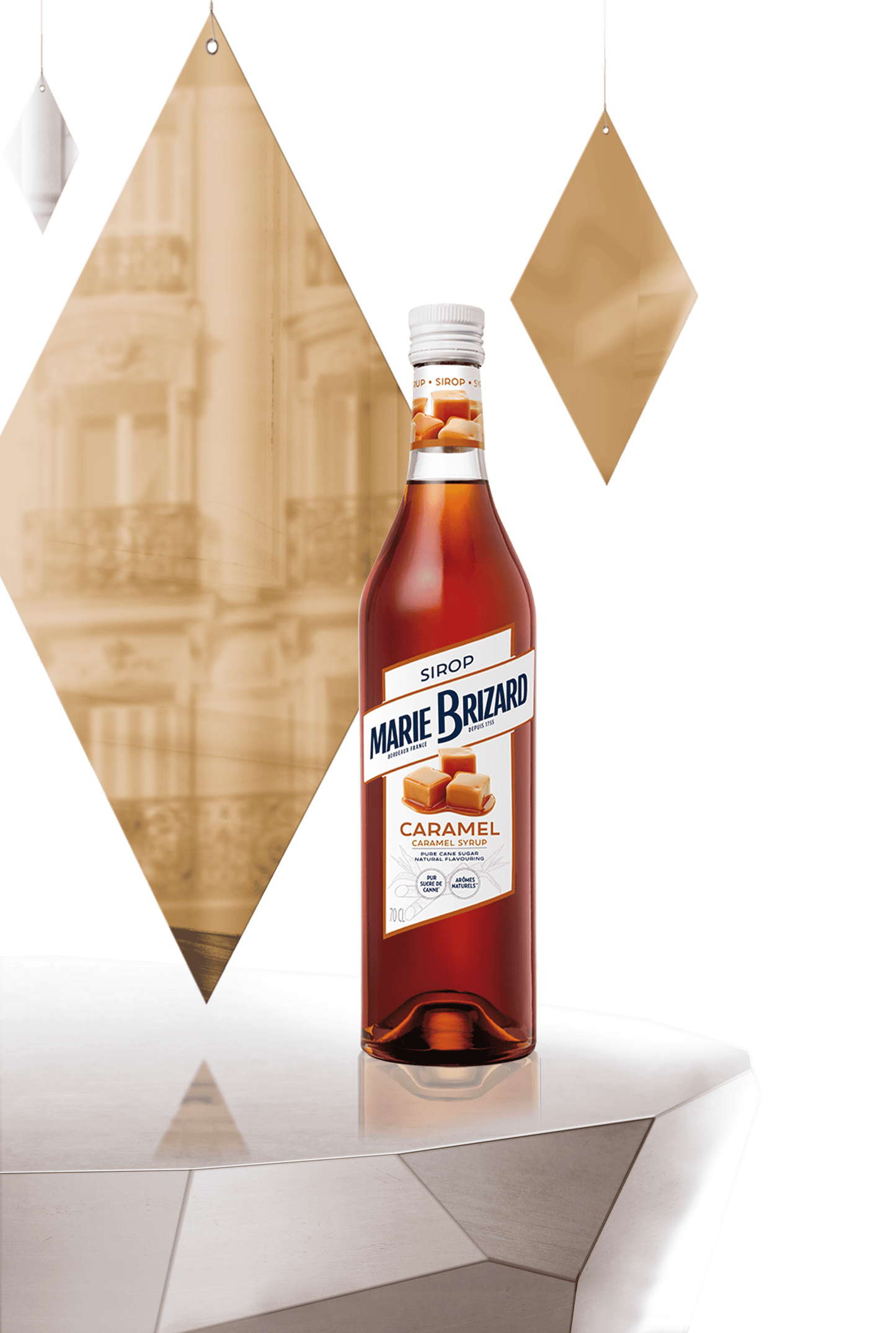 Marie Brizard Caramel Syrup 70cl - Alcohol Free