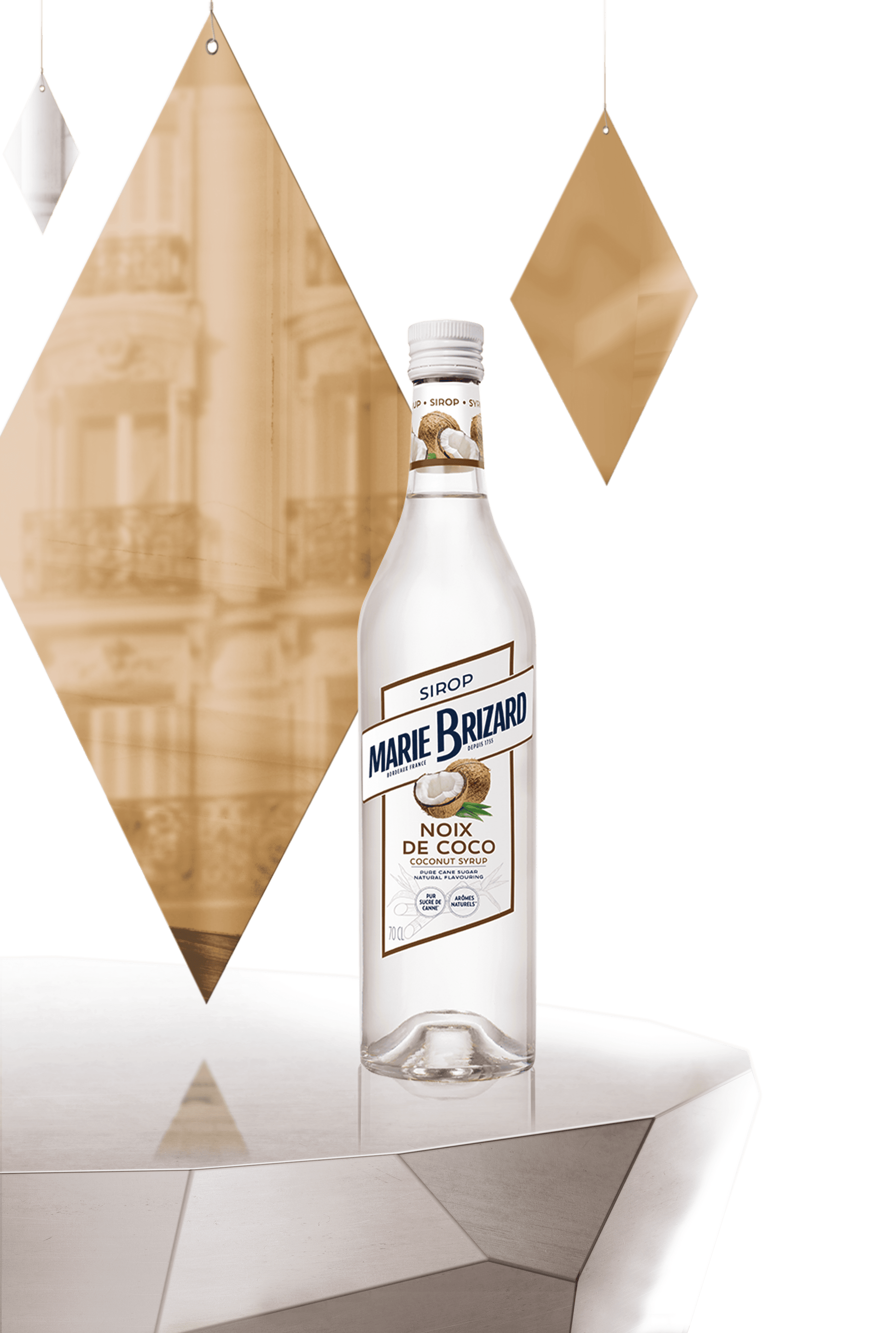 Marie Brizard Coconut Syrup 70cl - Alcohol Free