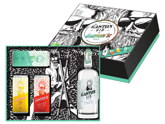 Mr Gaston Gin Original Gift Set 70cl - 42.5°