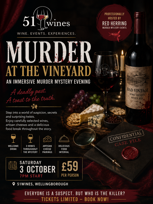Murder at the Vineyard — Saturday 3 October 2026